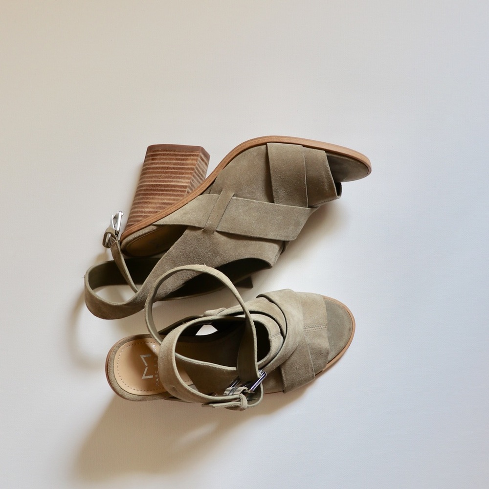 Marc Fisher shoes/ heeled bootie / sandal.